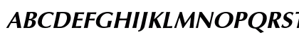 AGOpusHRC Bold Italic Uppercase Preview