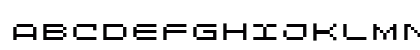 LomoWebPixel LT Std 7 Regular Uppercase Preview
