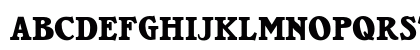 Bruntsfield CF Black Regular Uppercase Preview