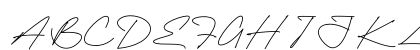 Futturistica Signature Signature-Regular Uppercase Preview