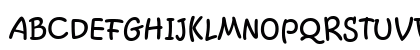 KristenNotSoITC Normal Uppercase Preview