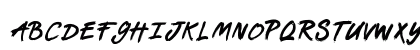 Boomboyah Regular Uppercase Preview