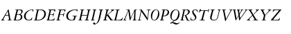 Garamond3OldStyleFigures RomanItalic Font