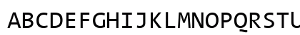 TheSans Mono Regular Uppercase Preview