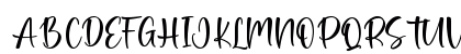 Brithney Regular Uppercase Preview