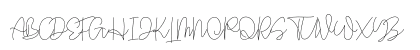 Rhythm Script Regular Uppercase Preview
