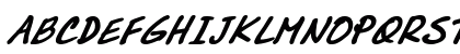 Dr.Marz Bold italic Uppercase Preview