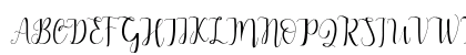 Alderta Regular Uppercase Preview