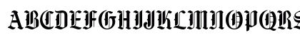 Boomsong Regular Uppercase Preview
