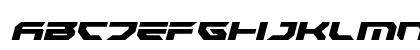 Royal Samurai Light Italic Light Italic Uppercase Preview