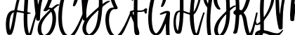 hello bella Regular Uppercase Preview