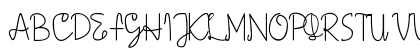 AMORICA SCRIPT DEMO Regular Uppercase Preview