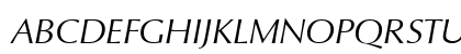 URW Classico Italic Uppercase Preview