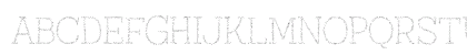 Austral Slab Maplines Thin Uppercase Preview