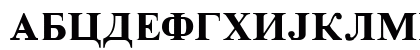 C_KIRTMSB Bold Uppercase Preview