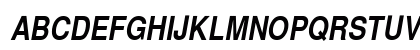 Pali Helvetica Cond Regular Uppercase Preview