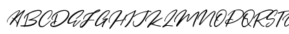 Yellow Pen Regular Uppercase Preview