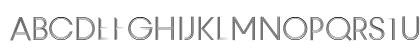 Unigeo128 Trial Regular Uppercase Preview
