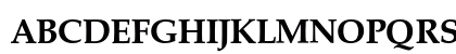 Palladio URW Bold Uppercase Preview