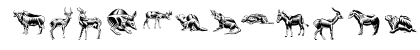 ZigzagZooAnimal Regular Uppercase Preview