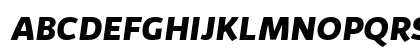 Kabrio ExtraBold Italic Uppercase Preview