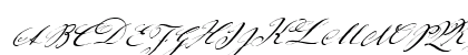 Johann Sparkling ITC Light Italic Uppercase Preview