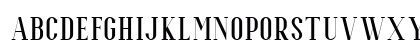 Espoir Serif Free Regular Uppercase Preview