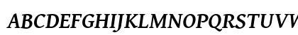 Gentium Basic Bold Italic Uppercase Preview