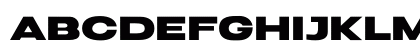Mugio ExtBd Regular Uppercase Preview