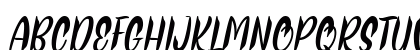 Thor Matter Italic Uppercase Preview