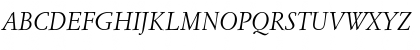 Garamond Becker No9 Italic Font