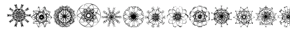 Mandalesque Regular Uppercase Preview