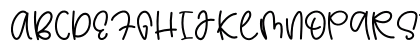 Hanimoon Regular Uppercase Preview