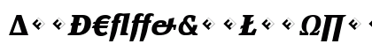 PageSerif-BoldItalicExpert Regular Uppercase Preview