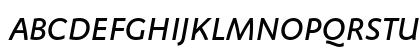 MeganoTF-MediumItalic Regular Preview