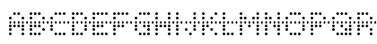 Papertape Regular Uppercase Preview