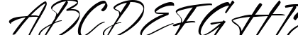 Gesturally Italic Uppercase Preview