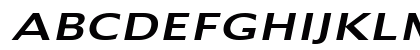 AdamsWide Italic Uppercase Preview