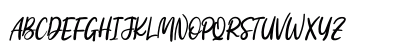 Serenity Personal Use Uppercase Preview