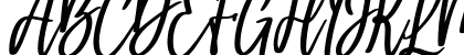 hello bella italic Italic Uppercase Preview