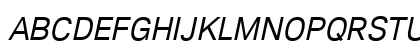 Lunchtype23 Italic Uppercase Preview