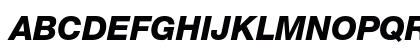 Helvetica Neue LT Pro 86 Heavy Italic Preview