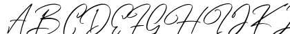 Caramello Free Regular Uppercase Preview