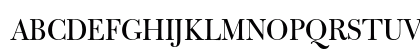 Bulmer MT Display Uppercase Preview