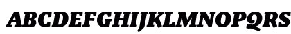 Malaga OT Black Italic Preview