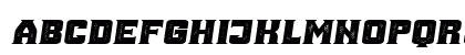Ana Grunged Italic Uppercase Preview