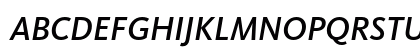KievitOT-MediumItalic Regular Uppercase Preview