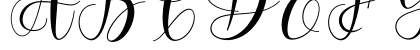 Marlyna Regular Uppercase Preview