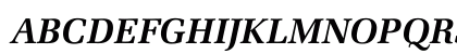 YUZapfElliptBI Regular Uppercase Preview