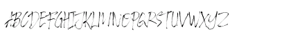 Raster Brush Regular Uppercase Preview